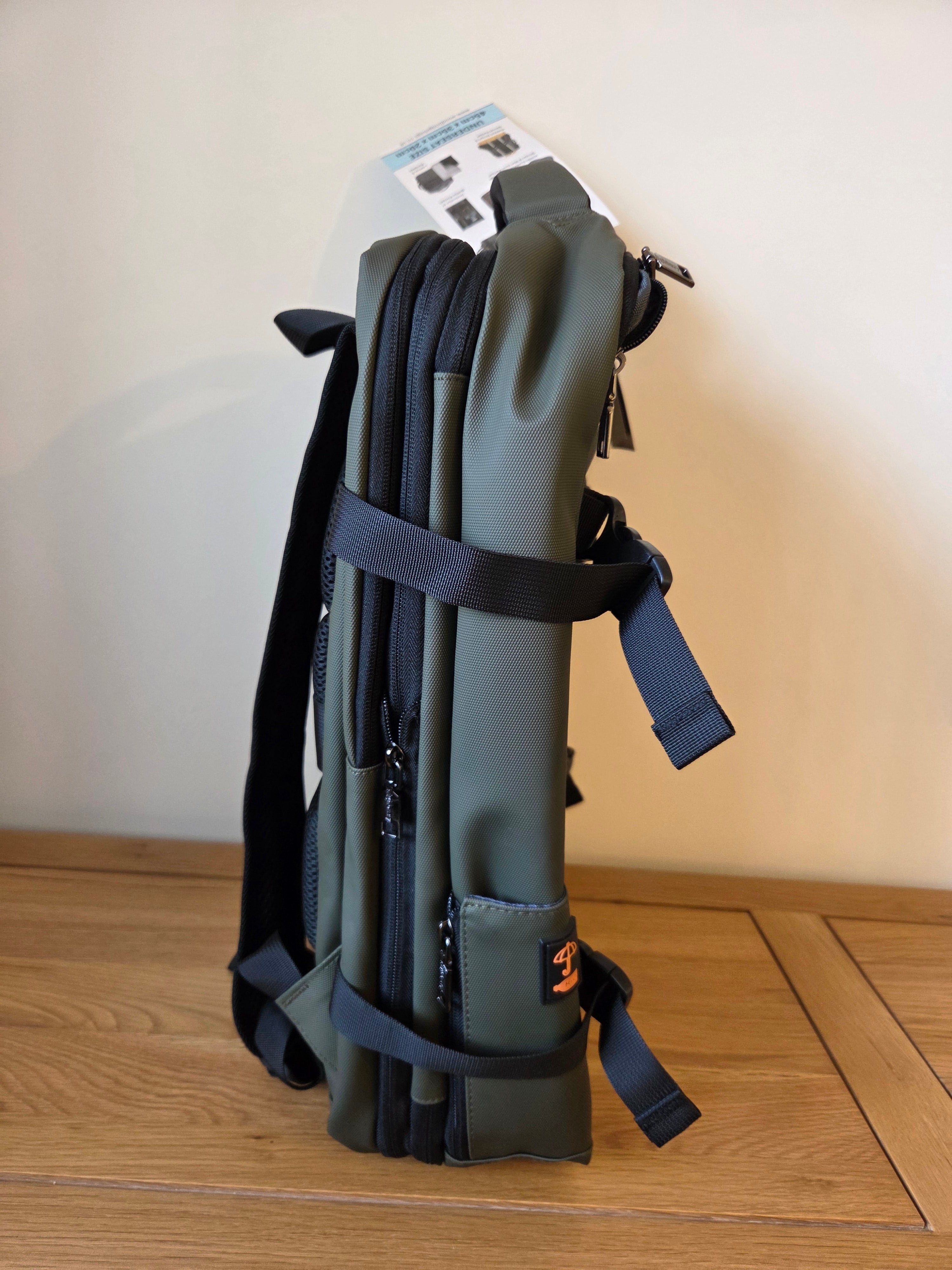 HIGHBURY - Olive - Traveller - EasyJet Lufthansa British Airways Jet2 Cabin Bag 45x36x20, 32L Underseat Hand Luggage For Travel Fits 15.6 Inch Laptop