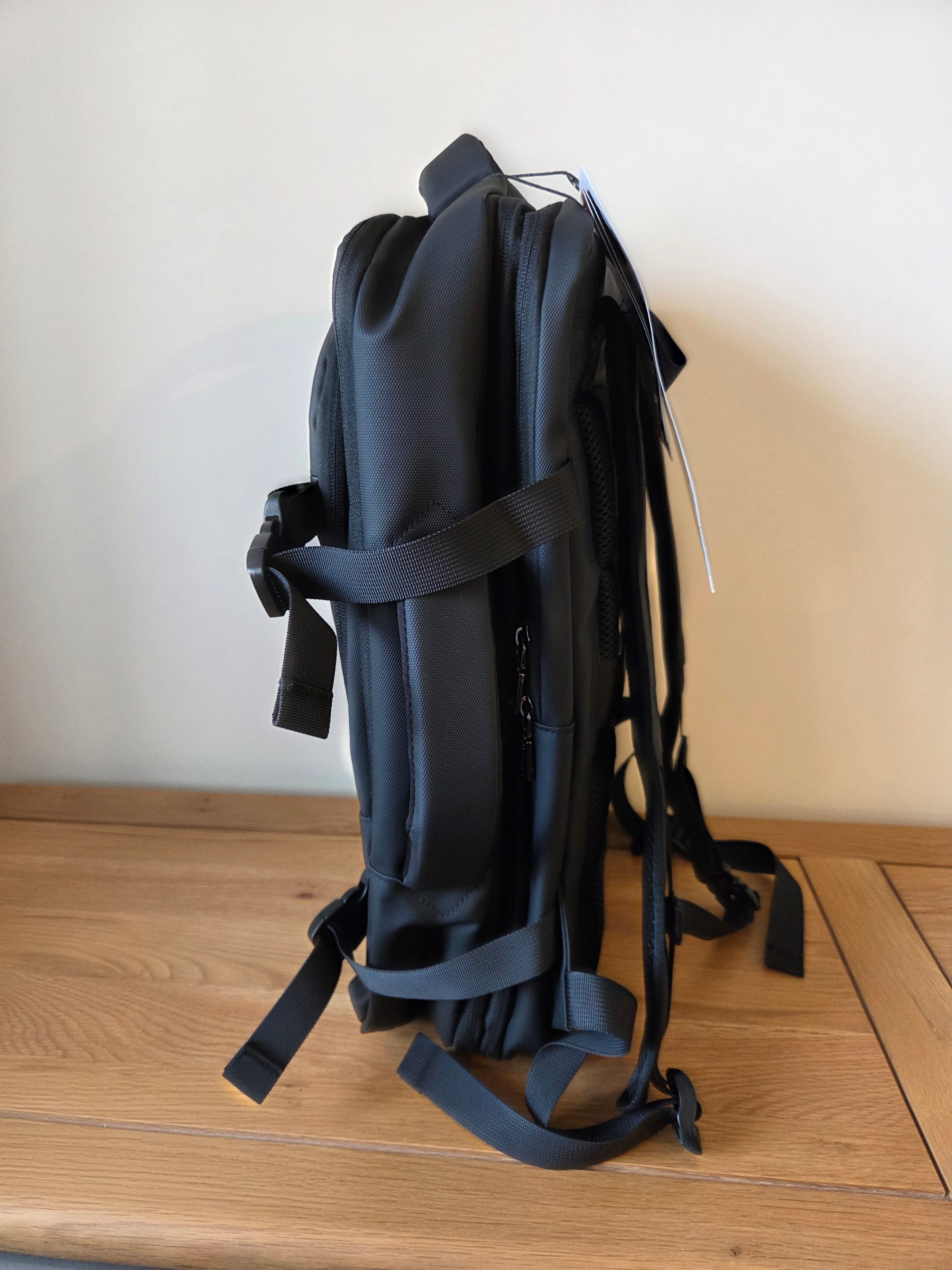 HIGHBURY - Black - Explorer - EasyJet Lufthansa British Airways Jet2 Cabin Bag 45x36x20, 32L Underseat Hand Luggage For Travel Fits 15.6 Inch Laptop