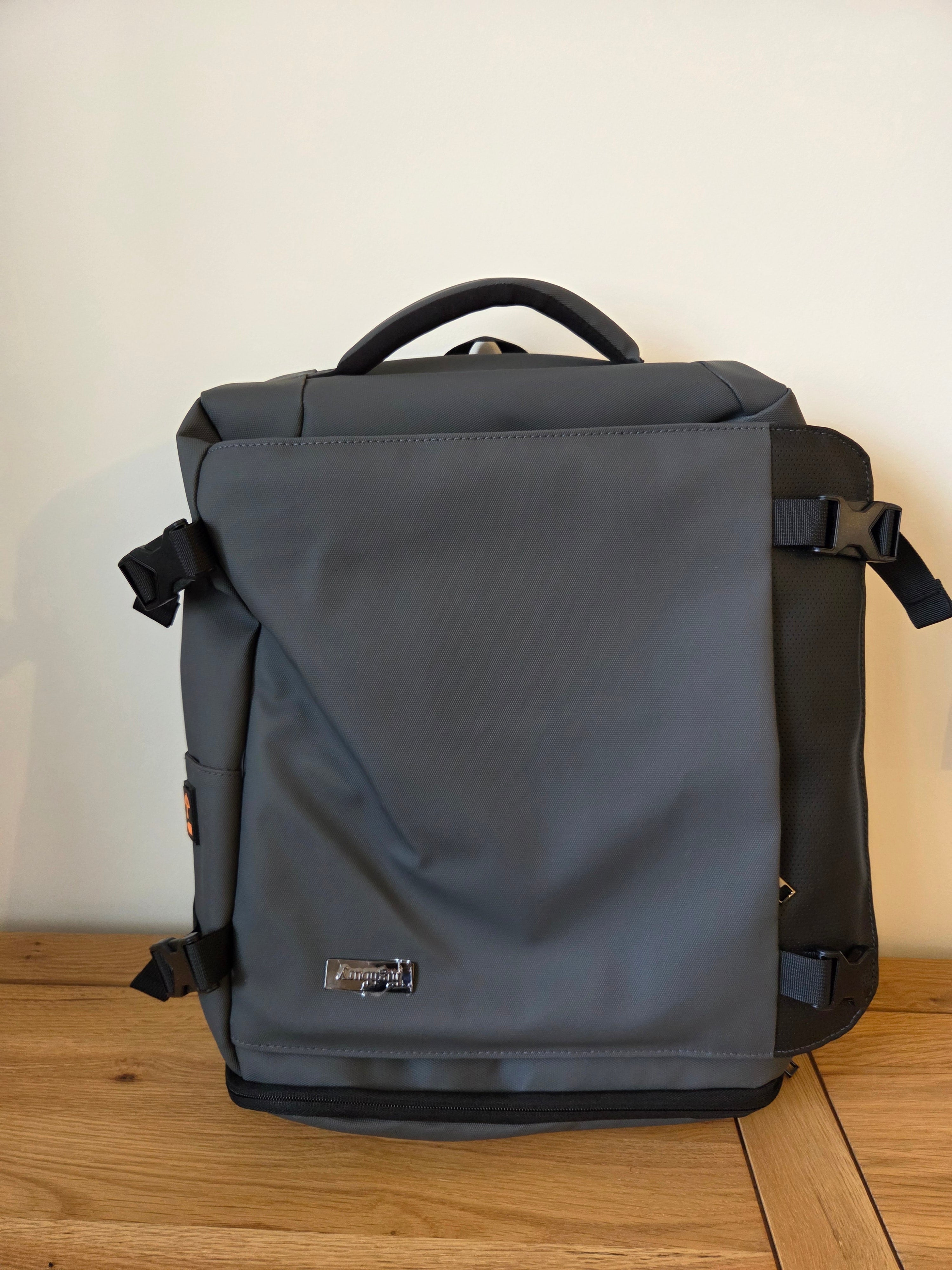 HIGHBURY - Grey - Commuter - EasyJet Lufthansa British Airways Jet2 Cabin Bag 45x36x20, 32L Underseat Hand Luggage For Travel Fits 15.6 Inch Laptop